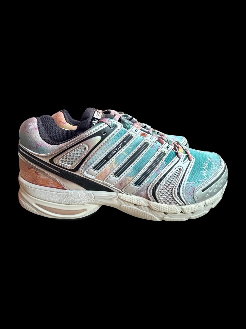adidas Adistar Control 5 Love Unites KJ5955 Men’s 8.5 Silver Multicolor NWOB